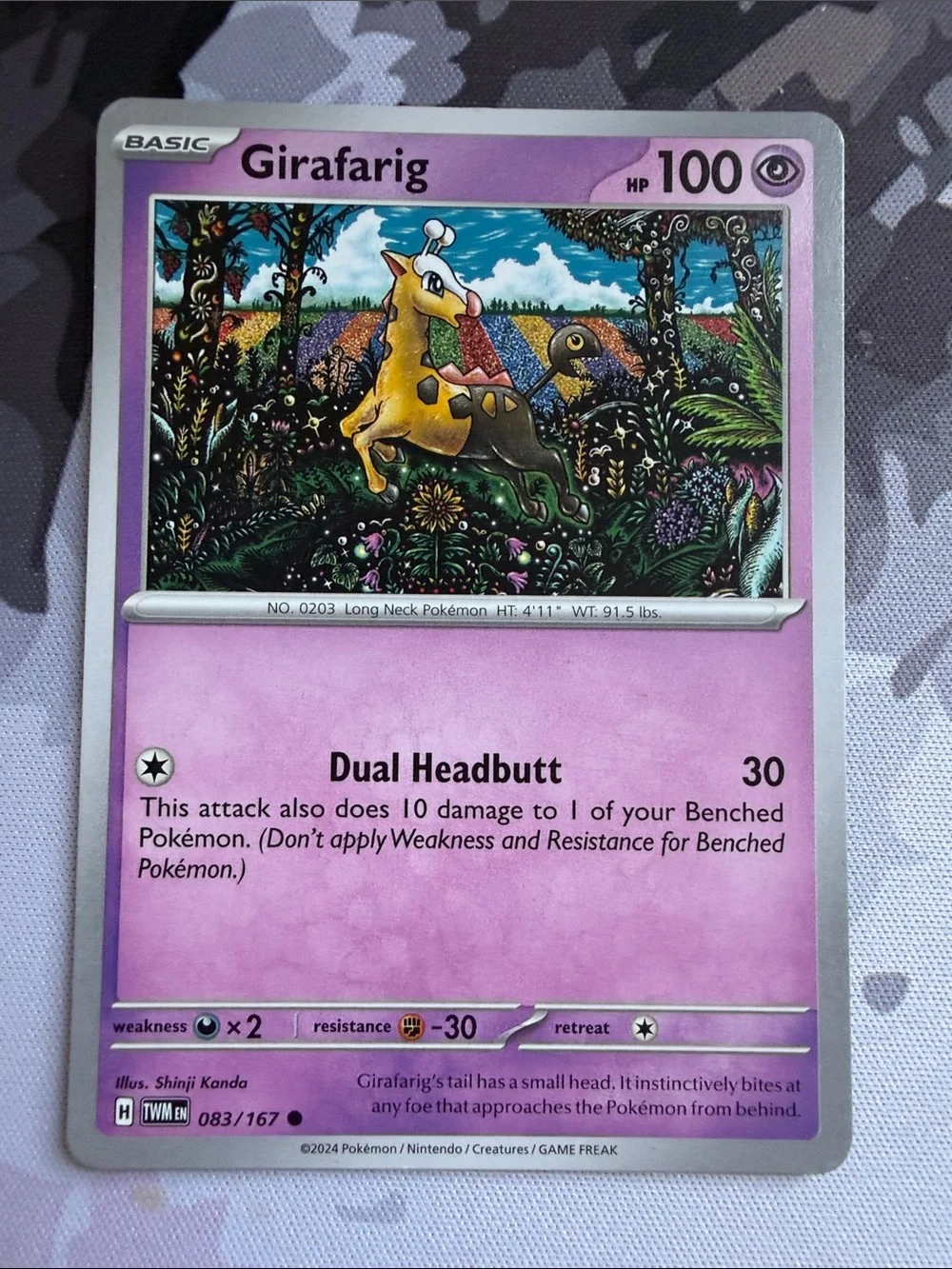 Girafarig & Farigiraf Evolution Collection Lot | 5 Pokémon Cards | ✨5/$25✨
